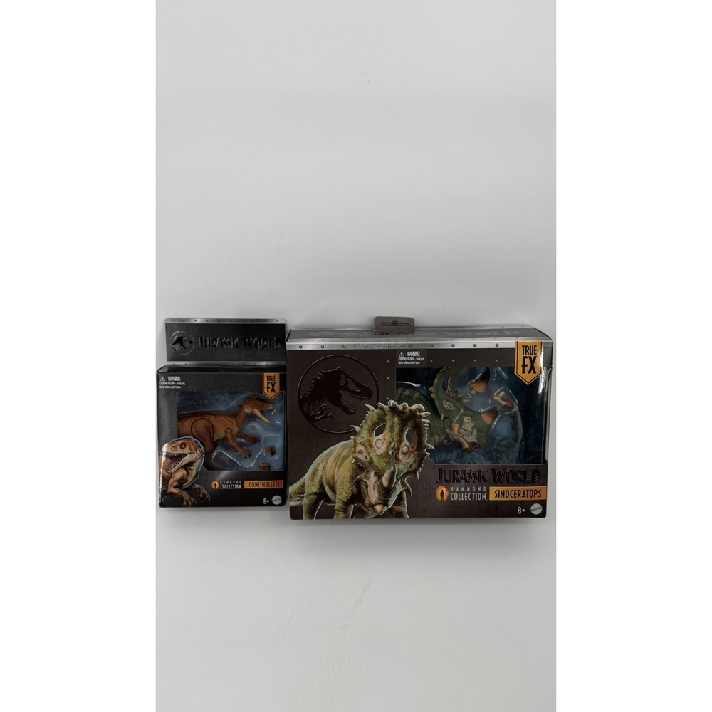 Jurassic World Hammond Collection Sinoceratops Ornitholestes Toy Gift Dinosaur